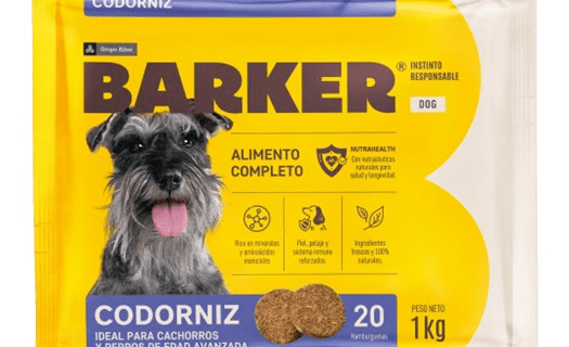 Barker Codorniz 1KG (20 Hamburguesas)